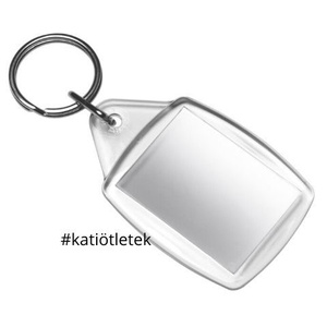 Plexi kulcstartó cserélhető betétlappal - Ajándéktárgy - kellékek & szerszámok - díszíthető tárgyak - akril - Meska.hu