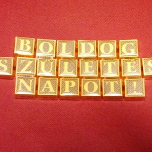 BOLDOG SZÜLETÉSNAPOT! minicsoki grafika sablon letölthető PDF - otthon & életmód - papír, írószer - matrica, matrica csomag - Meska.hu