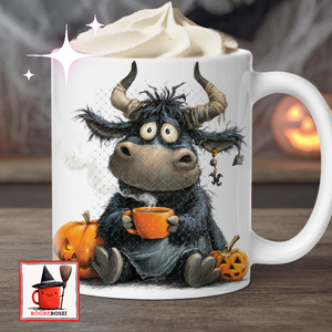 Állatos Bögre  / HALLOWEEN TEHÉN, Otthon & Életmód, Konyhafelszerelés, tálalás, Tálalás, Bögre & Csésze, Mindenmás, MESKA