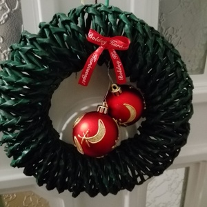 Ajtódísz,adventi koszorú - Meska.hu