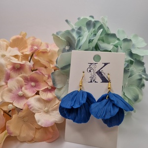 Levélmintás  Fülbevaló - ékszer - fülbevaló - lógó fülbevaló - Meska.hu