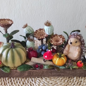 Torkos sün asztal-/ablakdísz  - otthon & életmód - dekoráció - dísztárgy - Meska.hu