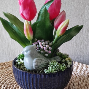 Kis madaram asztaldísz  - otthon & életmód - dekoráció - dísztárgy - Meska.hu