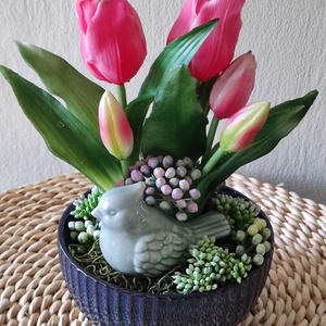 Kis madaram asztaldísz  - otthon & életmód - dekoráció - dísztárgy - Meska.hu