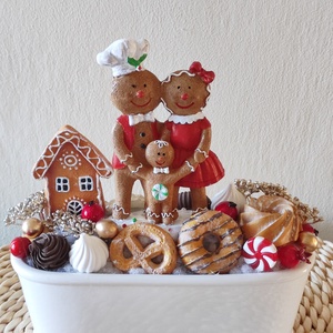 Natúr mini kuglóf csomag - kellékek & szerszámok - dekorációs kellékek - figurák - Meska.hu