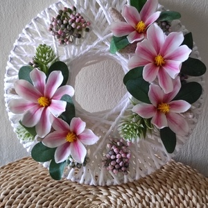 Magnóliák ajtókopogtató/fali dísz - otthon & életmód - dekoráció - ajtó- és ablak dekoráció - ajtódísz & kopogtató - Meska.hu