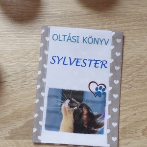 Oltási könyv borító - otthon & életmód - kisállatoknak - cicáknak & macskáknak - Meska.hu