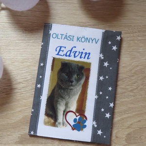 Oltási könyv borító - otthon & életmód - kisállatoknak - cicáknak & macskáknak - Meska.hu