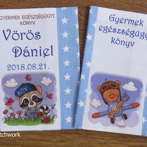 Gyermek egészségügyi könyv borító-maci strandon - otthon & lakás - papír írószer - egészségügyi kiskönyv borító - Meska.hu