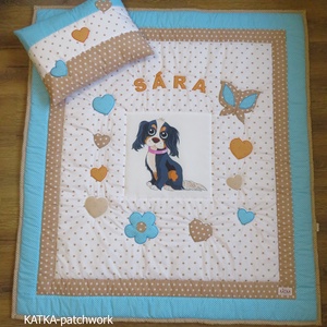 patchwork takaró-kutya - otthon & életmód - lakástextil - Meska.hu