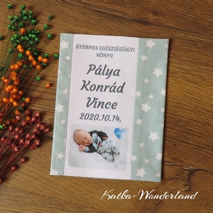 Gyermek egészségügyi könyv borító-fényképpel, Otthon & Életmód, Papír, írószer, Egészségügyi kiskönyv borító, Varrás, MESKA