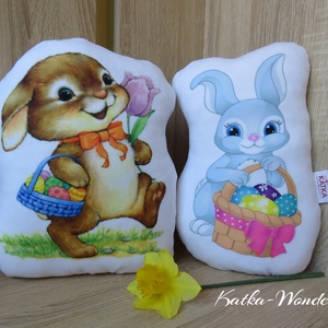 Forma párna-fehér nyuszi - otthon & életmód - babaszoba, gyerekszoba - gyerek díszpárna - Meska.hu