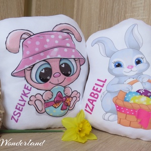 Forma párna-húsvéti nyuszi - otthon & életmód - babaszoba, gyerekszoba - babaszoba, gyerekszoba - Meska.hu