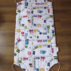 Gumis bélelt derékalj, ovis fektető-vonatok - játék & sport - ovis felszerelés - ovis lepedő - Meska.hu