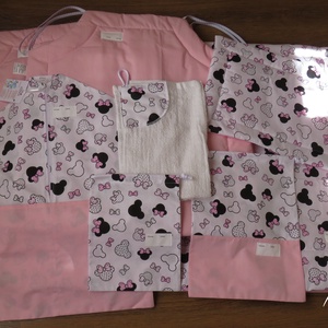 Ovis zsák és torna zsák KÉSZLETEN!- Minnie - játék & sport - ovis felszerelés - ovis szett - Meska.hu