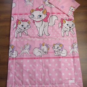 Ovis kezdő szett-fehér cicák - játék & sport - ovis felszerelés - ovis ágynemű - Meska.hu