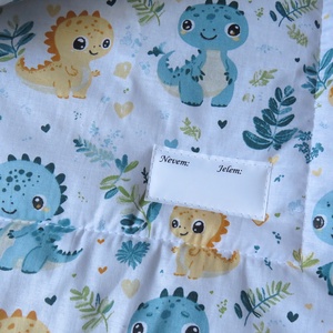 Ovis ágynemű kispárnával- dínók - játék & sport - ovis felszerelés - ovis ágynemű - Meska.hu