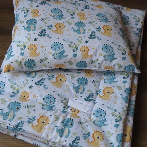 Ovis ágynemű kispárnával- dínók - játék & sport - ovis felszerelés - ovis ágynemű - Meska.hu