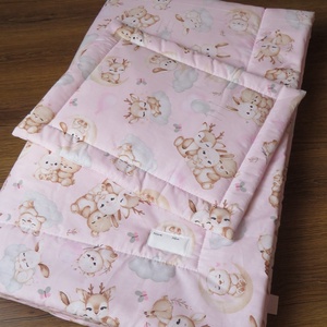 Ovis ágynemű lapos párnával-erdei baby állatok - játék & sport - ovis felszerelés - ovis ágynemű - Meska.hu