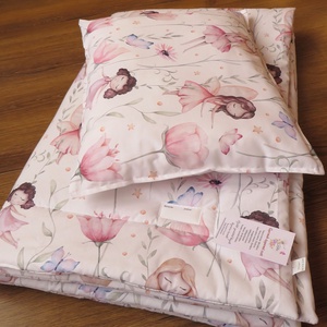 Ovis ágynemű kispárnával-kislányok és virágok - játék & sport - ovis felszerelés - ovis ágynemű - Meska.hu