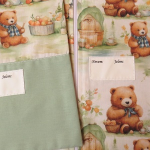 Ovis zsák és torna zsák KÉSZLETEN!-maci család - játék & sport - ovis felszerelés - ovis szett - Meska.hu