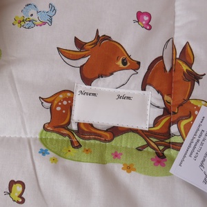 Ovis ágynemű kispárnával-őzikék - játék & sport - ovis felszerelés - ovis ágynemű - Meska.hu