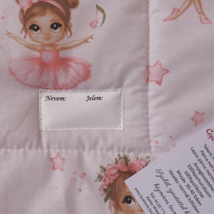 Ovis ágynemű kispárnával-kis balerínák - játék & sport - ovis felszerelés - ovis ágynemű - Meska.hu