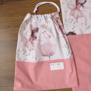 Ovis zsák és torna zsák Készleten-lányok és virágok - játék & sport - ovis felszerelés - ovis szett - Meska.hu