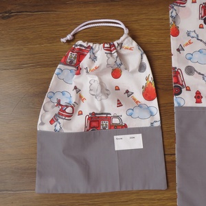 Ovis zsák és torna zsák Készleten-tűzoltó - játék & sport - ovis felszerelés - ovis szett - Meska.hu