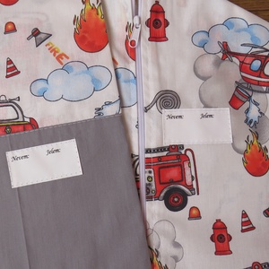 Ovis zsák és torna zsák Készleten-tűzoltó - játék & sport - ovis felszerelés - ovis szett - Meska.hu