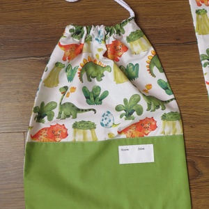 Ovis zsák szett- dínók - játék & sport - ovis felszerelés - ovis szett - Meska.hu