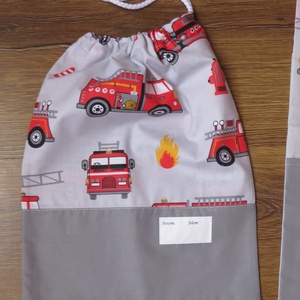 Ovis zsák és torna zsák- tűzoltók - játék & sport - ovis felszerelés - ovis szett - Meska.hu