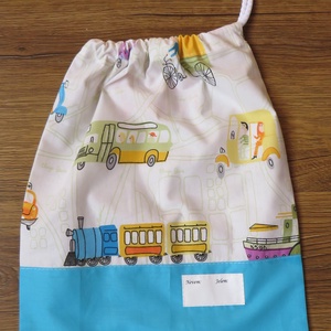 Ovis zsák és torna zsák KÉSZLETEN!- Színes járművek - játék & sport - ovis felszerelés - ovis szett - Meska.hu