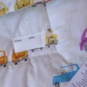 Ovis ágynemű kispárnával-színes járművek - játék & sport - ovis felszerelés - ovis ágynemű - Meska.hu