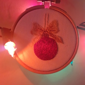 karácsonyi dísz (gömb) - karácsony - karácsonyi lakásdekoráció - karácsonyfadíszek - Meska.hu