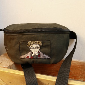 övtáska ( Gachiakuta, Enjin), Táska & Tok, Övtáska, Hímzés, Varrás, MESKA