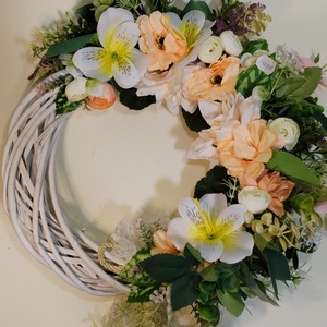 Pasztell barack, Otthon & Életmód, Dekoráció, Ajtó- és ablak dekoráció, Ajtódísz & Kopogtató, , MESKA