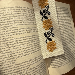 Könyvjelző, Könyv & Zene, Könyvjelző, Hímzés, Varrás, MESKA