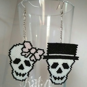 Halloween fülbevaló - Meska.hu