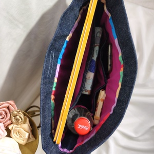 Patchwork Couture � Prémium Újrahasznosított Farmer Táska �  Ez a különleges darab a modern fenntarthatóság és a kézműve, Táska & Tok, Táska szett, Foltberakás, Patchwork, foltvarrás, MESKA