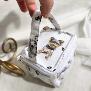 Kézzel készült kutyus mintás nesszeszer � praktikus és bájos, Szépségápolás, Arcápolás, Smink kellék, Varrás, MESKA