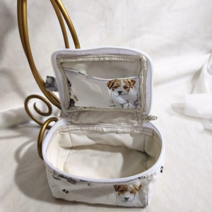 Kézzel készült kutyus mintás nesszeszer � praktikus és bájos - szépségápolás - arcápolás - smink kellék - Meska.hu