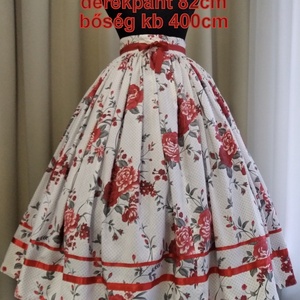 Felnőtt néptánc szoknya 75-85 cm - ruha & divat - női ruha - szoknya - Meska.hu