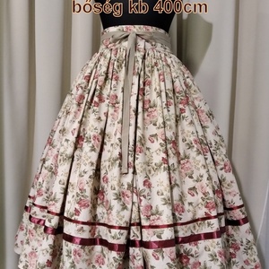 Felnőtt néptánc szoknya 75-85 cm - ruha & divat - női ruha - szoknya - Meska.hu