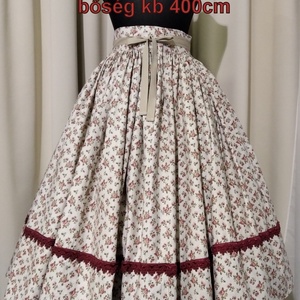 Felnőtt néptánc szoknya 75-85 cm - ruha & divat - női ruha - szoknya - Meska.hu
