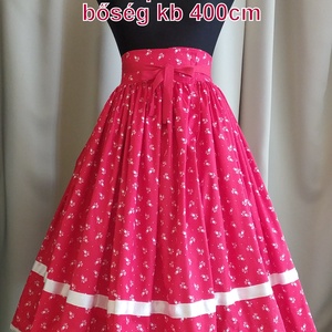 Felnőtt néptánc szoknya 65 cm vegyes színek - ruha & divat - női ruha - szoknya - Meska.hu