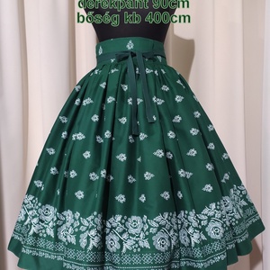 Felnőtt néptánc szoknya 65 cm vegyes színek - ruha & divat - női ruha - szoknya - Meska.hu