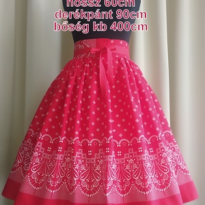 Felnőtt néptánc szoknya 65 cm vegyes színek - ruha & divat - női ruha - szoknya - Meska.hu