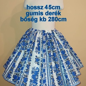 Gyermek néptánc szoknya 45 cm vegyes színek - ruha & divat - babaruha & gyerekruha - szoknya - Meska.hu