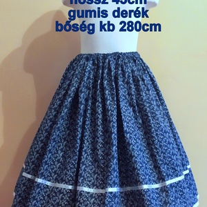 Gyermek néptánc szoknya 45 cm vegyes színek - ruha & divat - babaruha & gyerekruha - szoknya - Meska.hu